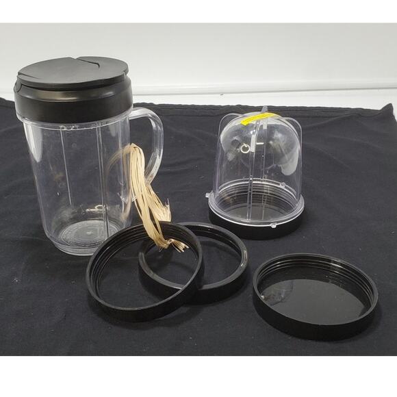 Magic Bullet Blender MB1001 Replacement Parts, Lot of 7, PRE-OWNED - Picture 1 of 4